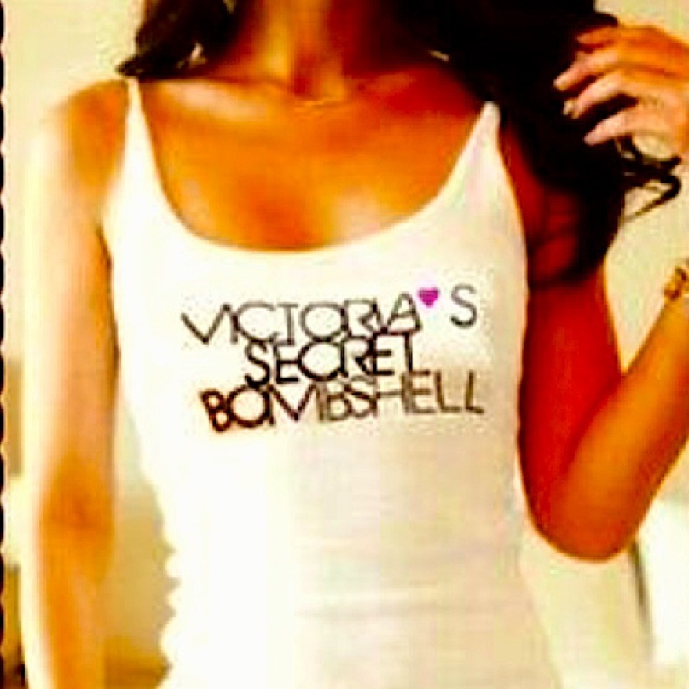 WHITE VICTORIA’S SECRET TANK (LIMITTED EDITION)